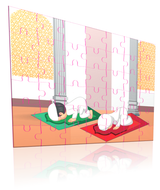 Islamisches Spiel für Kinder Puzzle